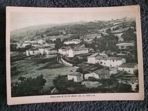 Scai veduta - (rieti)., veduta.