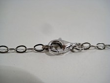 Collane da 40 a 120 cm., catena puro argento 925,ovale fine.  TOP qualità/prezzo