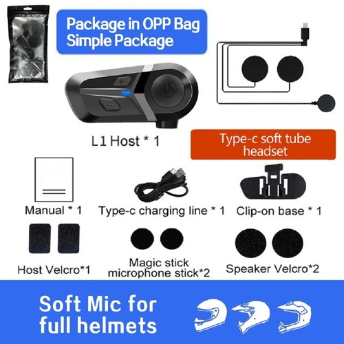 Interfono moto bluetooth 3 - interfono,