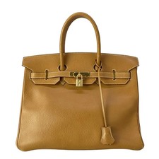 HERMES Birkin 35 Gold Vachette