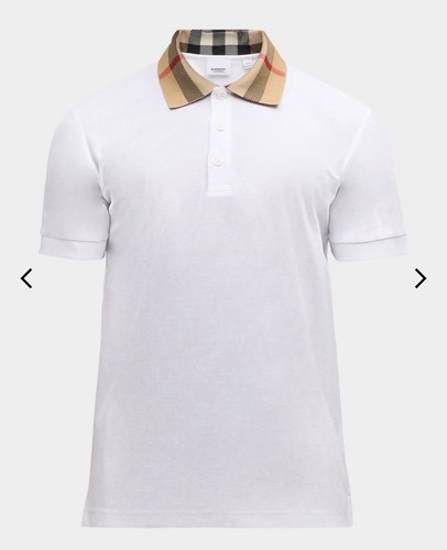 Polo burberry quadri manica - polo,