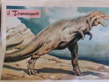 Gli Antidiluviani Schede Dinosauri Vintage Anni 60 - Enciclopedia Degli Animali 