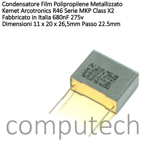680nf 275v condensatore - 680nf,
