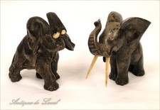 Sculture elefanti metallo - sculture, in
