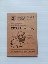 FRANCO MORINI MOTORE 48 S5.K Bimbo 1973 manuale uso italiano originale