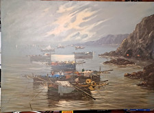 Mario Galanti "Notturno" Olio su tela 50x70