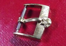 ZENITH - RARE VINTAGE '40/50 STAR BUCKLE 14 mm INSIDE - YELLOW GOLD COLOR -SWISS