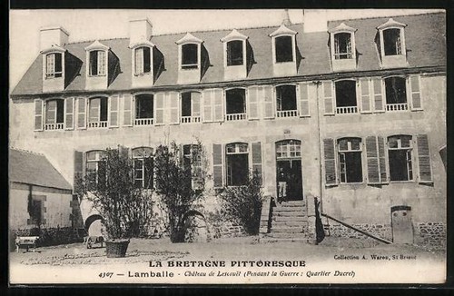 Cpa lamballe château de - cpa,