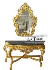 Console entratina con specchio