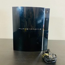 Sony Console Playstation 3 PS3 FAT Nera 60GB RETRO COMPATIBILE CON CAVI OTTIMA