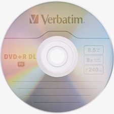 10 VERBATIM DVD+R DL doppio