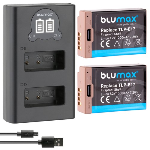 Batteria caricatore lcd - batteria, +