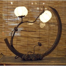 Lampada da comodino in carta