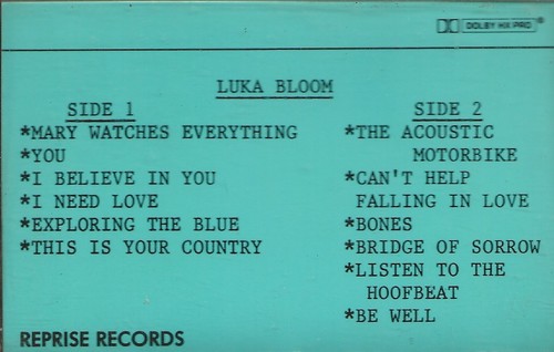 Luka bloom advance promo - bloom,