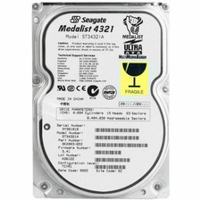 SEAGATE ST34321A HARD DISK HDD IDE 4.3GB 3,5" PATA EIDE DISCO RIGIDO ULTRA ATA