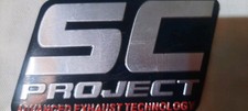 Adesivo " SC" PER SCARICO MOTO