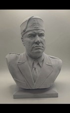 Busto 3d Benito Mussolini war