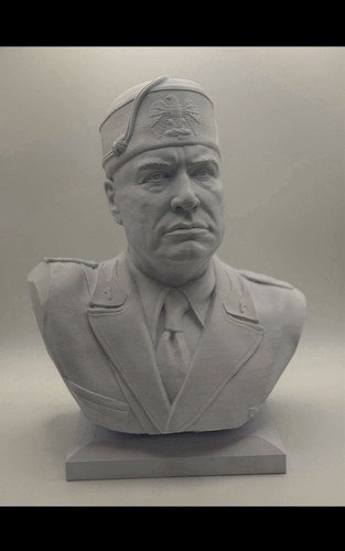 Busto benito mussolini war - 3d,