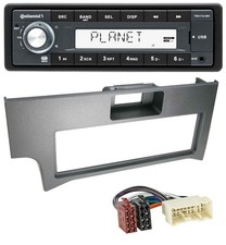 Autoradio Continental USB MP3 AUX 1DIN per Nissan Primera P11-144 Facelift 1999-