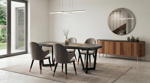 Tavolo sedia credenza - , specchio