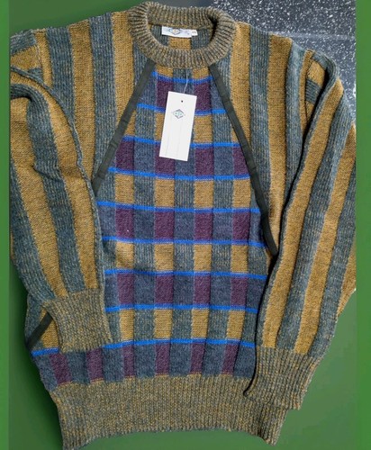 Men long sleeve wool - wool, crew