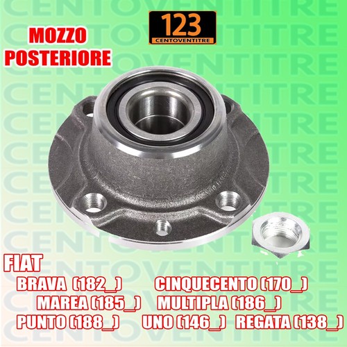 Mozzo ruota posteriore - mozzo,