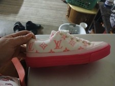 Louis Vuitton Pink White