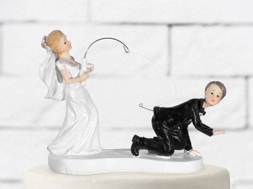Cake topper resina sposi