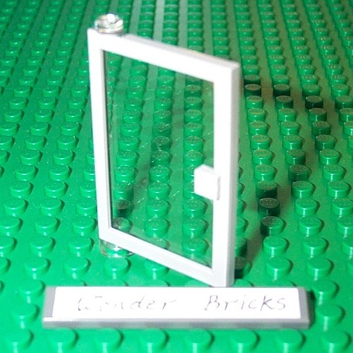 Lego porta 1x4x5 con vetro - 1x4x5,