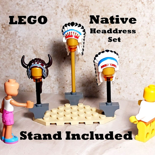 Lego copricapo piuma nativa - lego,