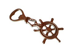 Vecchio cavatappi in ottone