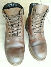 Original Timberland-Stivali/Scarponi-Nubuck-Wheat-Size 42/8-Con Scatola-With BOX