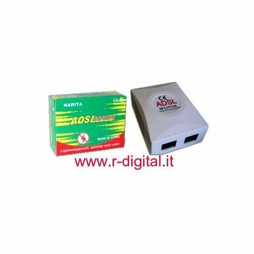 Filtro adsl rj11 sdoppiatore - adsl,
