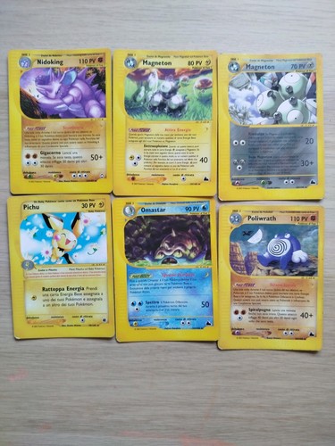 Lotto carte pokemon - lotto, 6