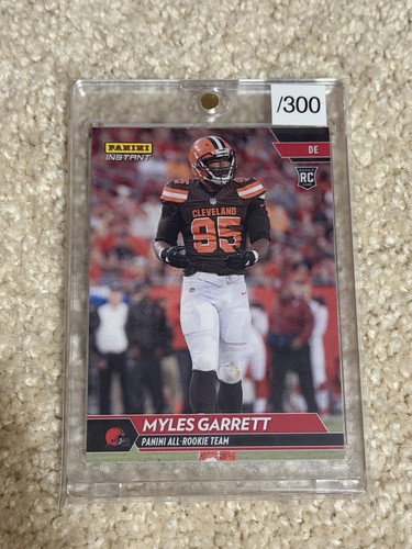 Myles garrett 300 panini - myles, rc/300