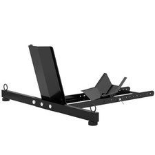 HOMCOM Cavalletto Blocca Ruote Moto da Ø34-84 cm Regolabile su 14 Livelli