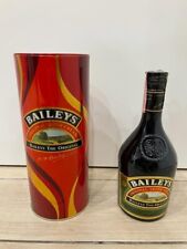 bottiglia mai aperta BAILEYS IRISH CREAM scatola in latta liquore 700 ml