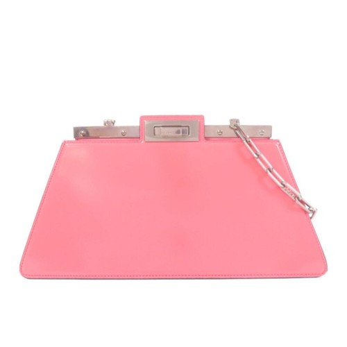 Pochette fendi pelle rosa - pelle,