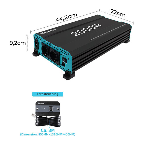 Renogy 12v 2000w - renogy, 230v