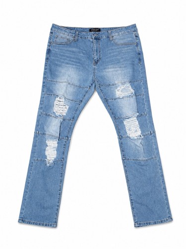 Jeans uomo denim effetto