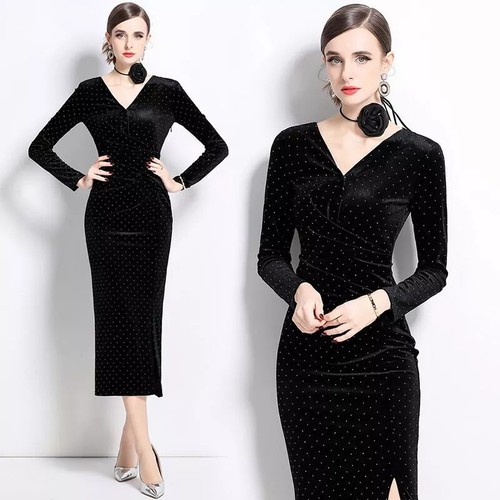 Vestito abito elegante lungo - abito,
