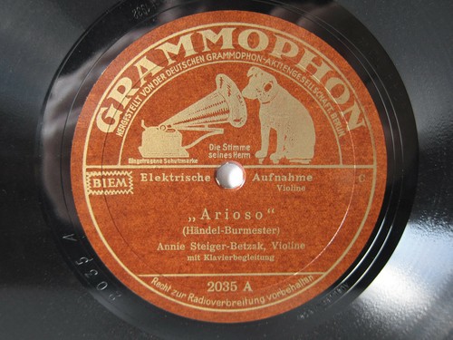 78rpm annie steiger betzak - 78rpm,