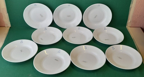 Set piatti fondi vetro - piatti,