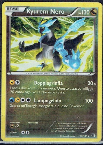 Carta pokemon kyurem - carta,