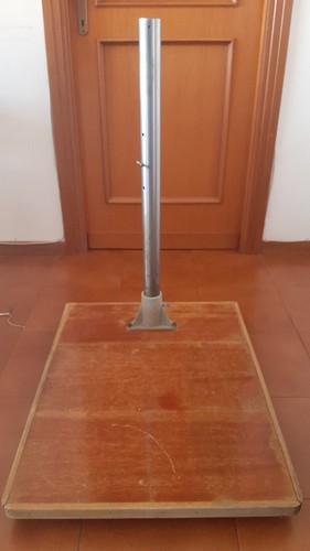 Base legno con colonna per - colonna,