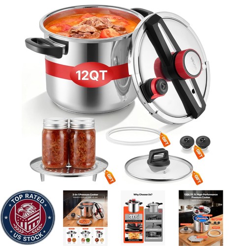 Pentola pressione 12qt - pressione,,