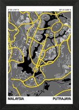Mappa stradale della città di