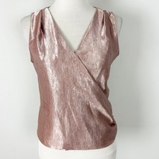 NUOVA canotta Zara oro rosa