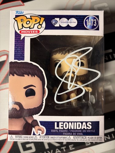 Leonidas signed funko pop by - leonidas,