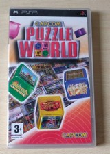 CAPCOM PUZZLE WORLD PSP ITALIANO SONY PLAYSTATION COME NUOVO RARO COMPLETO 